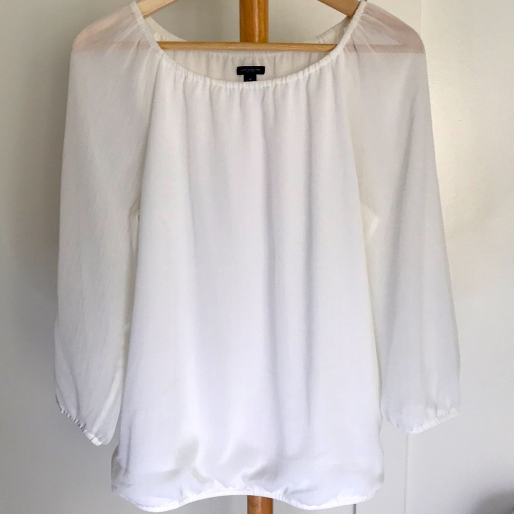 NWOT Ann Taylor 3/4 length sleeve blouse.
